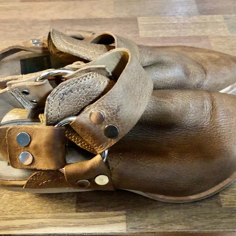 Dolce Vita Leather Bootie With Open Heel (sz 9)